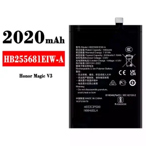 Mobiltelefon akkumulátort HB255681EIW-A alkalmas HUAWEI Honor Magie V3