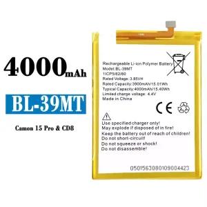 Mobiltelefon akkumulátort BL-39MT alkalmas Tecno CD8 /Camon 15 Pro