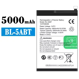 Mobiltelefon akkumulátort BL-5ABT alkalmas Tecno