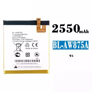 Mobiltelefon akkumulátort BL-AW875A alkalmas Tecno W4