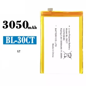 Mobiltelefon akkumulátort BL-30CT alkalmas Tecno L7
