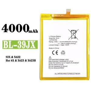 Mobiltelefon akkumulátort BL-39JX alkalmas Infinix Hot 6X