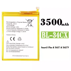 Mobiltelefon akkumulátort BL-34CX alkalmas Infinix Smart 3 Plus