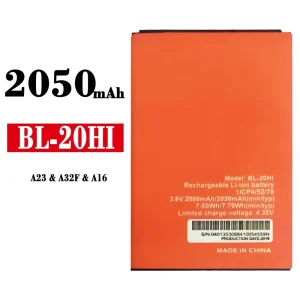 Mobiltelefon akkumulátort BL-20HI alkalmas ITEL A23 / A32F / A16