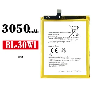 Mobiltelefon akkumulátort BL-30WI alkalmas ITEL S42
