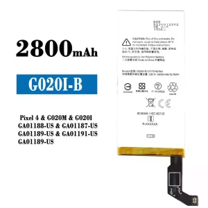 Mobiltelefon akkumulátort G020I-B alkalmas Google Pixel 4