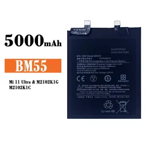 Mobiltelefon akkumulátort BM55 alkalmas Xiaomi Mi 11 Ultra