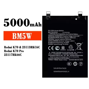 Mobiltelefon akkumulátort BM5W alkalmas Xiaomi Redmi K70 / Redmi K70 Pro