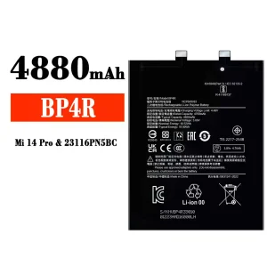 Mobiltelefon akkumulátort BP4R alkalmas Xiaomi Mi 14 Pro