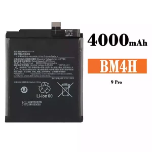 Mobiltelefon akkumulátort BM4H alkalmas Xiaomi 9 pro