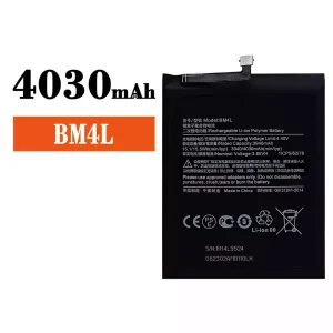 Mobiltelefon akkumulátort BM4L alkalmas Xiaomi