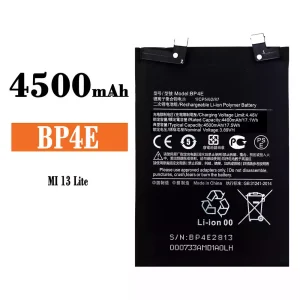 Mobiltelefon akkumulátort BP4E alkalmas Xiaomi Mi 13 lite