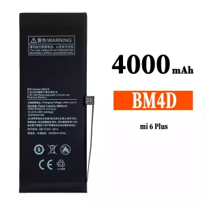 Mobiltelefon akkumulátort BM4D alkalmas Xiaomi Mi 6 plus