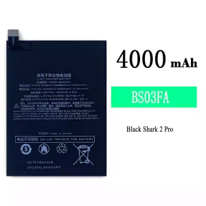 Mobiltelefon akkumulátort BS03FA alkalmas Xiaomi Black Shark 2 Pro