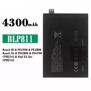 Mobiltelefon akkumulátort BLP811 alkalmas OPPO Reno 4 SE / Reno 5 5G / Find X3 Lite