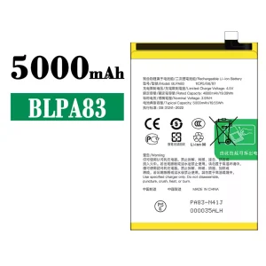 Mobiltelefon akkumulátort BLPA83 alkalmas OPPO Realme C63