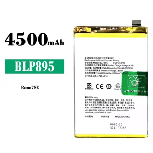 Mobiltelefon akkumulátort BLP895 alkalmas OPPO Reno 7 SE
