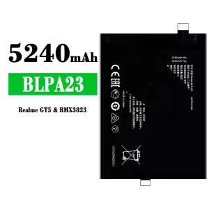 Mobiltelefon akkumulátort BLPA23 alkalmas OPPO Realme GT5