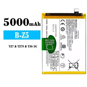 Mobiltelefon akkumulátort B-Z5 alkalmas VIVO Y27/Y27S/Y36 5G