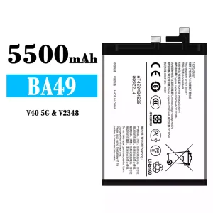 Mobiltelefon akkumulátort BA49 alkalmas VIVO V40 5G