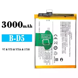 Mobiltelefon akkumulátort B-D5 alkalmas VIVO V7/Y75/Y75A