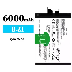 Mobiltelefon akkumulátort B-Z1 alkalmas VIVO iQOO Z7x 5G