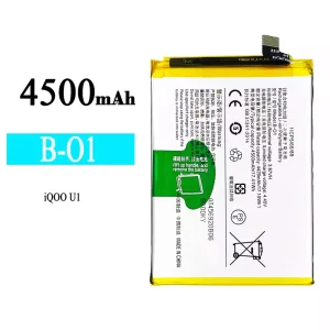 Mobiltelefon akkumulátort B-O1 alkalmas VIVO iQOO U1