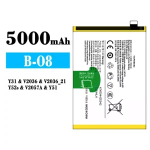 Mobiltelefon akkumulátort B-O8 alkalmas VIVO Y31/Y52s/Y51