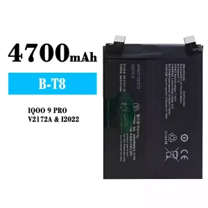 Mobiltelefon akkumulátort B-T8 alkalmas VIVO IQOO 9 Pro