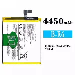 Mobiltelefon akkumulátort B-R6 alkalmas VIVO iQOO NEO 855