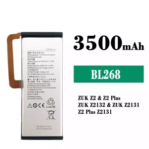 Mobiltelefon akkumulátort BL268 alkalmas Lenovo ZUK Z2 / Z2 Plus