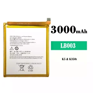 Mobiltelefon akkumulátort LB003 alkalmas Lenovo K5/K350T