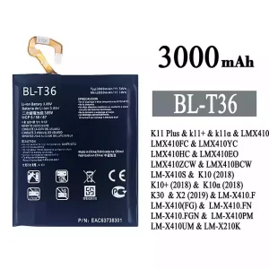 Mobiltelefon akkumulátort BL-T36 alkalmas LG K11 Plus /K10 / K10+