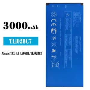 Mobiltelefon akkumulátort TLi028C7 alkalmas Alcatel TCL A3 A509DL