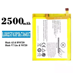 Mobiltelefon akkumulátort Li3825T43P3h736037 alkalmas ZTE Blade A2/ Blade V7 lite