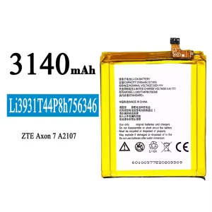 Mobiltelefon akkumulátort Li3931T44P8h756346 alkalmas ZTE Axon 7