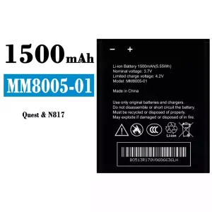 Mobiltelefon akkumulátort MM8005-01 alkalmas ZTE Quest/N817