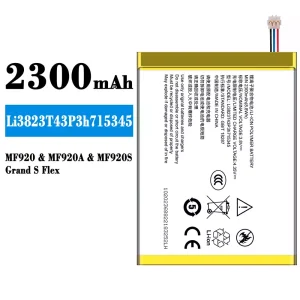Mobiltelefon akkumulátort Li3823T43P3h715345 alkalmas ZTE MF910/MF910S/MF920M/MF920/MF920A/MF920S