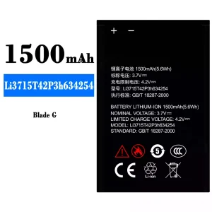 Mobiltelefon akkumulátort Li3715T42P3h634254 alkalmas ZTE Blade G