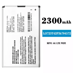 Mobiltelefon akkumulátort Li3723T42P3h704572 alkalmas ZTE MF91 4G LTE WIFI
