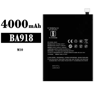 Mobiltelefon akkumulátort BA918 alkalmas Meizu M10