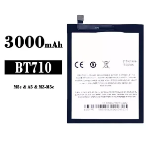 Mobiltelefon akkumulátort BT710 alkalmas Meizu M5c/A5