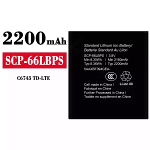 Mobiltelefon akkumulátort SCP-66LBPS alkalmas Kyocera C6743 TD-LTE