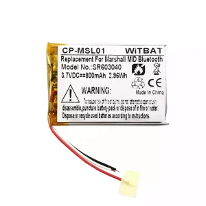 Fejhallgató akkumulátor az Marshall 603040,VDL603040,SR603040,Marshall MID,Major II,Major III,Major IV