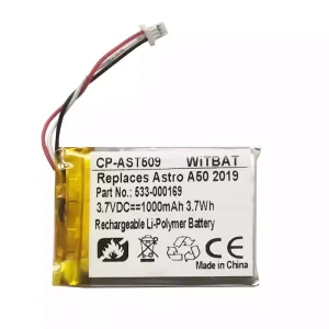Fejhallgató akkumulátor az Astro A50 2019 2020 2021,623441