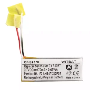 Fejhallgató akkumulátor az BA 170, AHB471233PST fejhallgató töltőtok