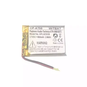 Fejhallgató akkumulátor az Audio-Technica ATH-M50XBT2,ATHM50XBT,ATH-DSR9BT,ATH-DSR7BT,ATH-SR6BT,ATH-SR5BT,SR5BTBK,SR5BTWH,ATH-AR3BT