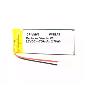 Fejhallgató akkumulátor az Vimoto V3,V6