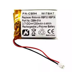 Hangszóró akkumulátor az Motorola Sonic Play 100,MBP33,MBP36,CB94-01A