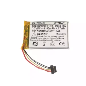 Új akkumulátort az TomTom Go 5000,Go 5100,Go 6000,Go 6100,Go 9000,AHA11111008